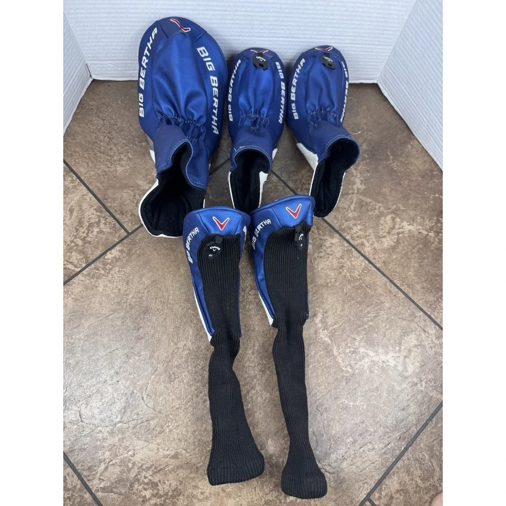 Callaway Big Bertha Reva Driver, 3 &5 Hybrid Head Covers 2 Hybrid Head